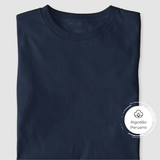 Camiseta Básica Algodão Peruano Marinho