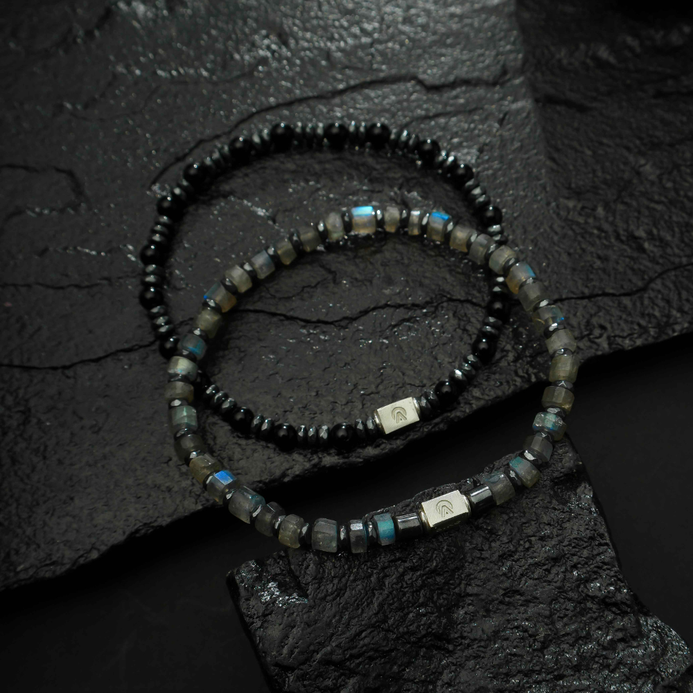 Labradorita Pulseira Masculina