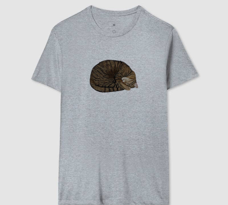 Camiseta Gato Dorminhoco