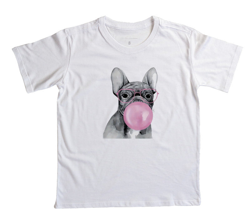 Camiseta Infantil Bubble Bulldog