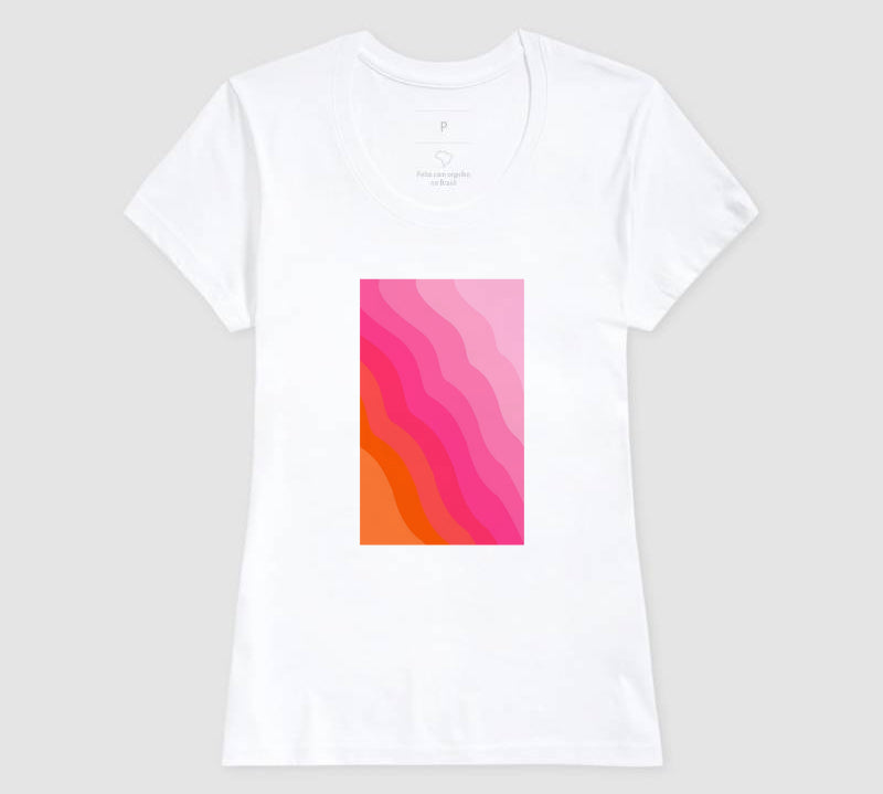 Camiseta Pink Waves