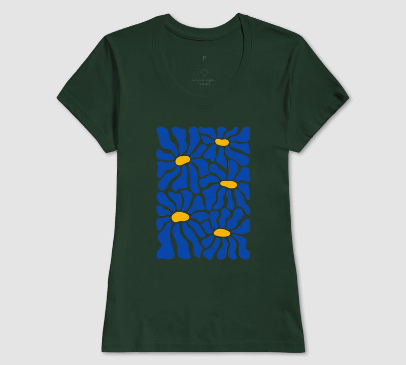 Camiseta Primavera Azul