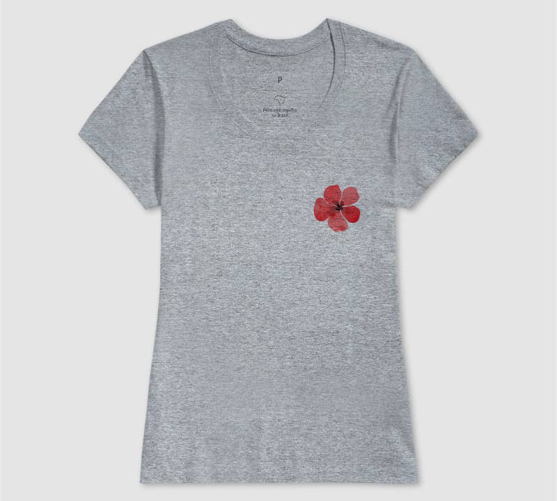 Camiseta Red Flower