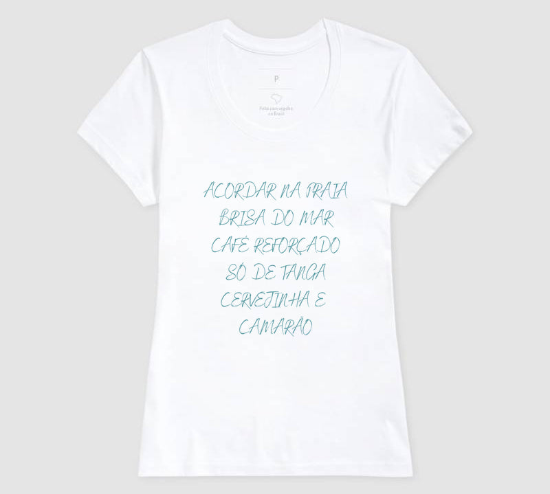 Camiseta Acordar na Praia