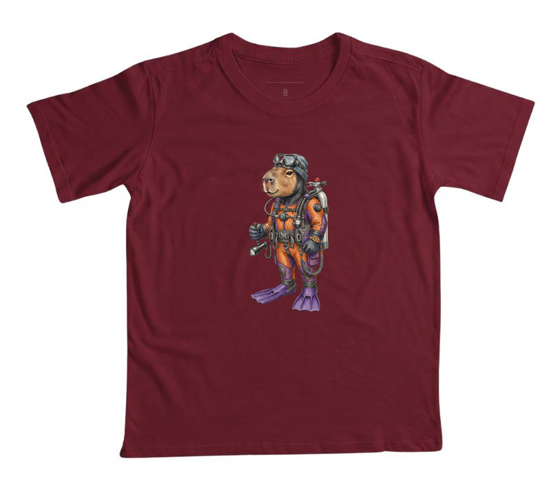 Camiseta Infantil Mergulho