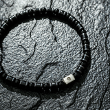 Pulseira Ágata Negra (4mm)