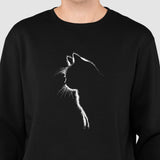 Suéter Moletom Luar Felino