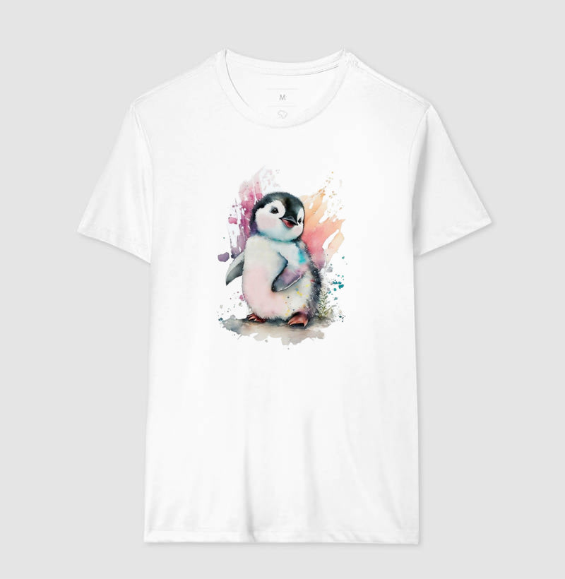 Camiseta Pinguim Tropical