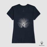 Camiseta Moonlight Peacock | Algodão Peruano |
