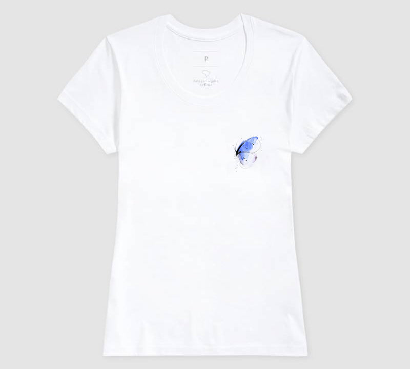 Camiseta Blue Butterfly