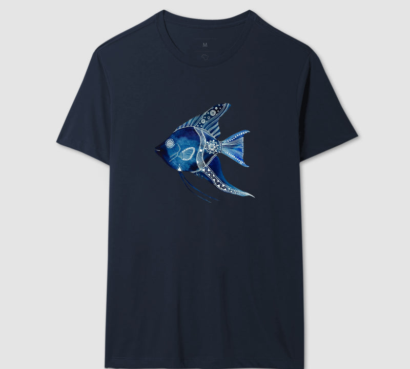 Camiseta Peixe Azul