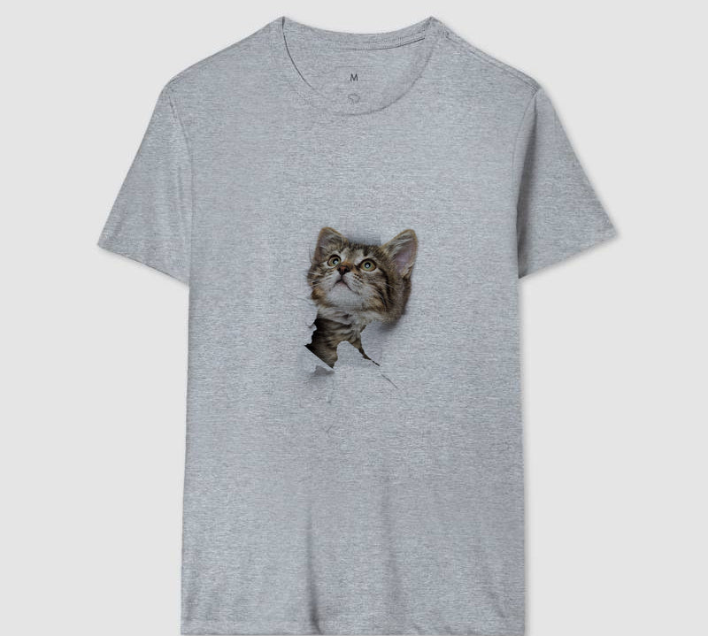 Camiseta Gato Brincando II