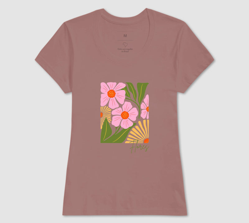 Camiseta Flores