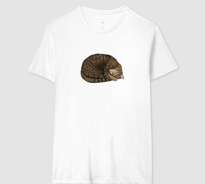 Camiseta Gato Dorminhoco