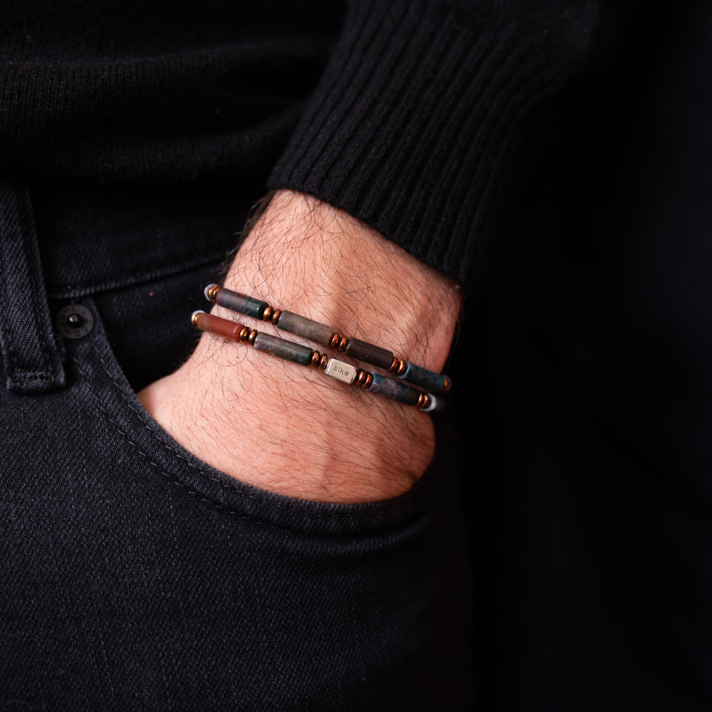 Ágata Indiana Pulseira Masculina