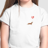 Camiseta Infantil Amor de Cão