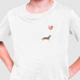 Camiseta Infantil Amor de Cão