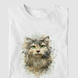 Camiseta Aquarela Gato