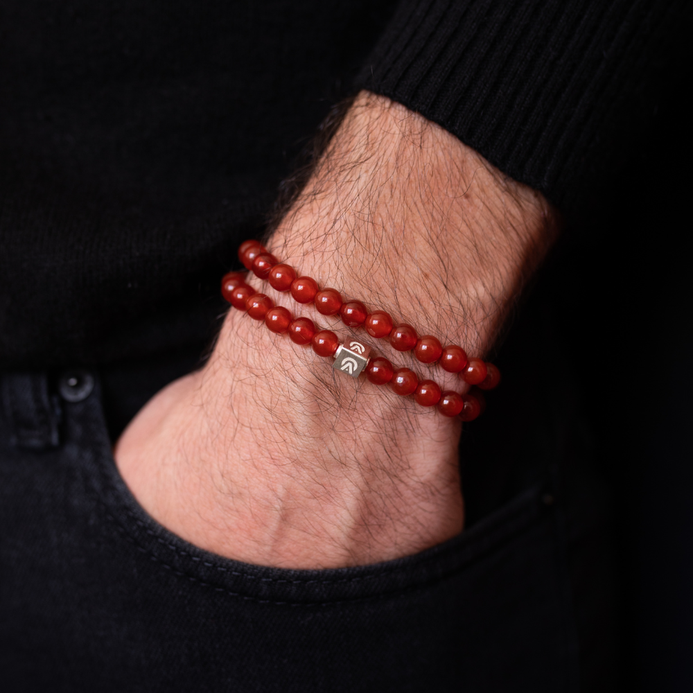 Pulseira Cornalina Masculina 2