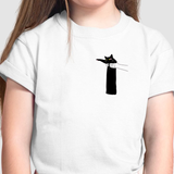 Camiseta Infantil Gatinho Pantera Negra
