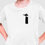Camiseta Infantil Gatinho Pantera Negra