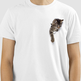 Camiseta Gato Brincando