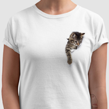 Camiseta Gato Brincando