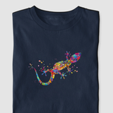 Camiseta Lagartixa Marinho