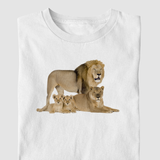 Camiseta Infantil Minha Família Leão