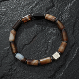 Pulseira Ágata Listrada (6mm)