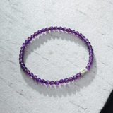 Pulseira Ametista (4mm)