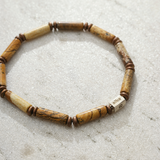 Pulseira Jaspe Paisagem (4mm)