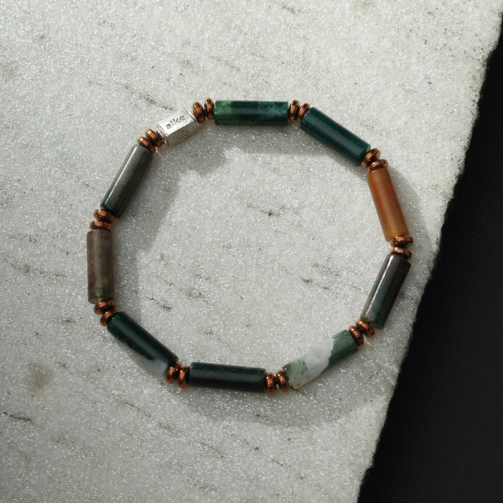 Ágata Indiana Pulseira Masculina