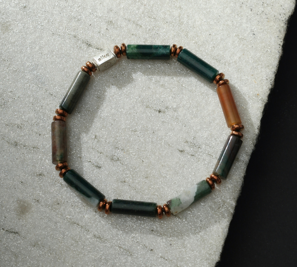 Ágata Indiana Pulseira Masculina