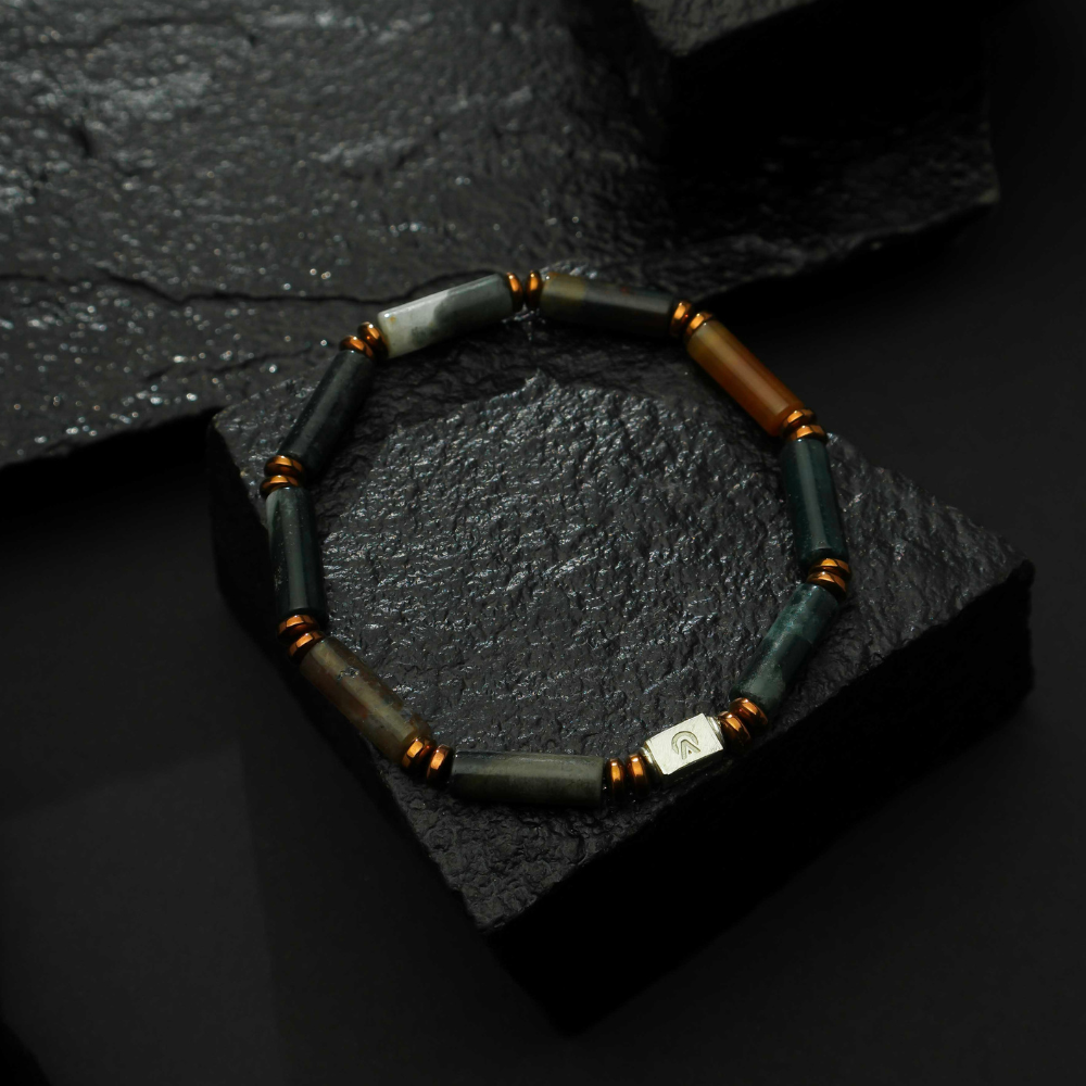 Ágata Indiana Pulseira Masculina