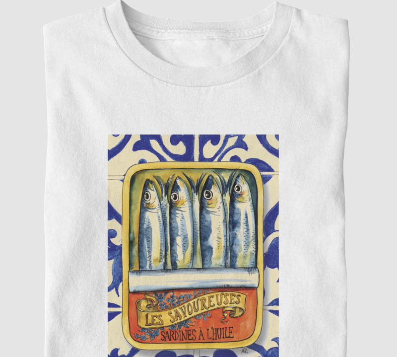 Camiseta Sardines à L'Huile