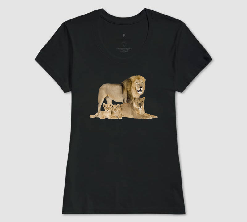 Camiseta Minha Família Leão