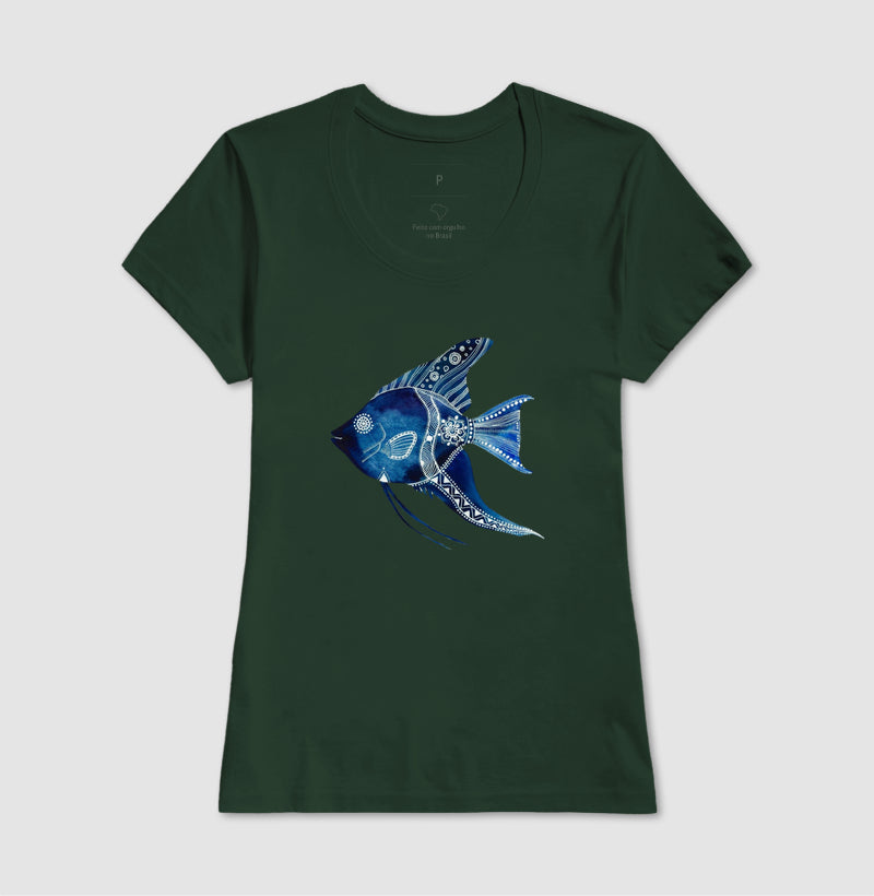 Camiseta Peixe Azul