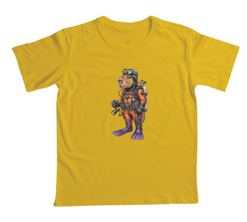 Camiseta Infantil Mergulho