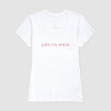 Camiseta Pés Na Areia