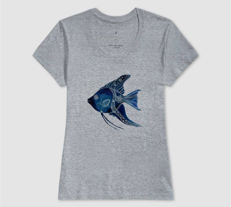 Camiseta Peixe Azul