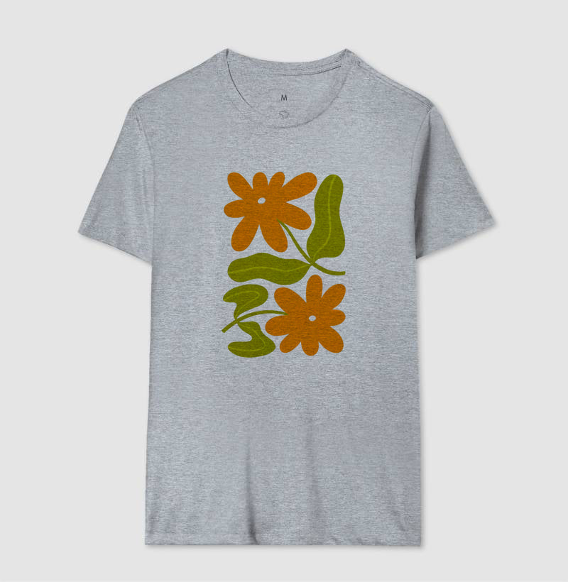 Camiseta Orange Bloom