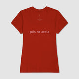Camiseta Pés Na Areia