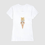 Camiseta Kitty Cream