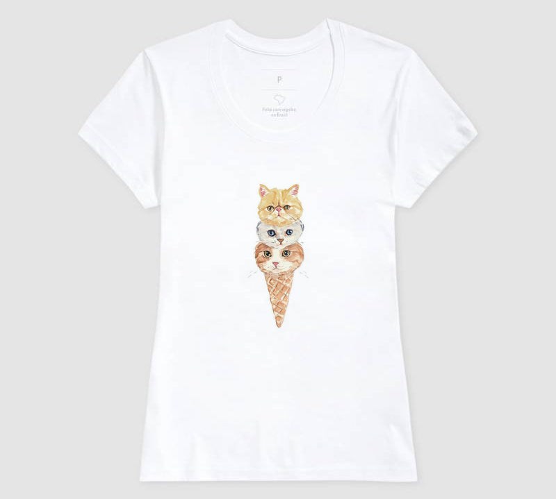 Camiseta Kitty Cream