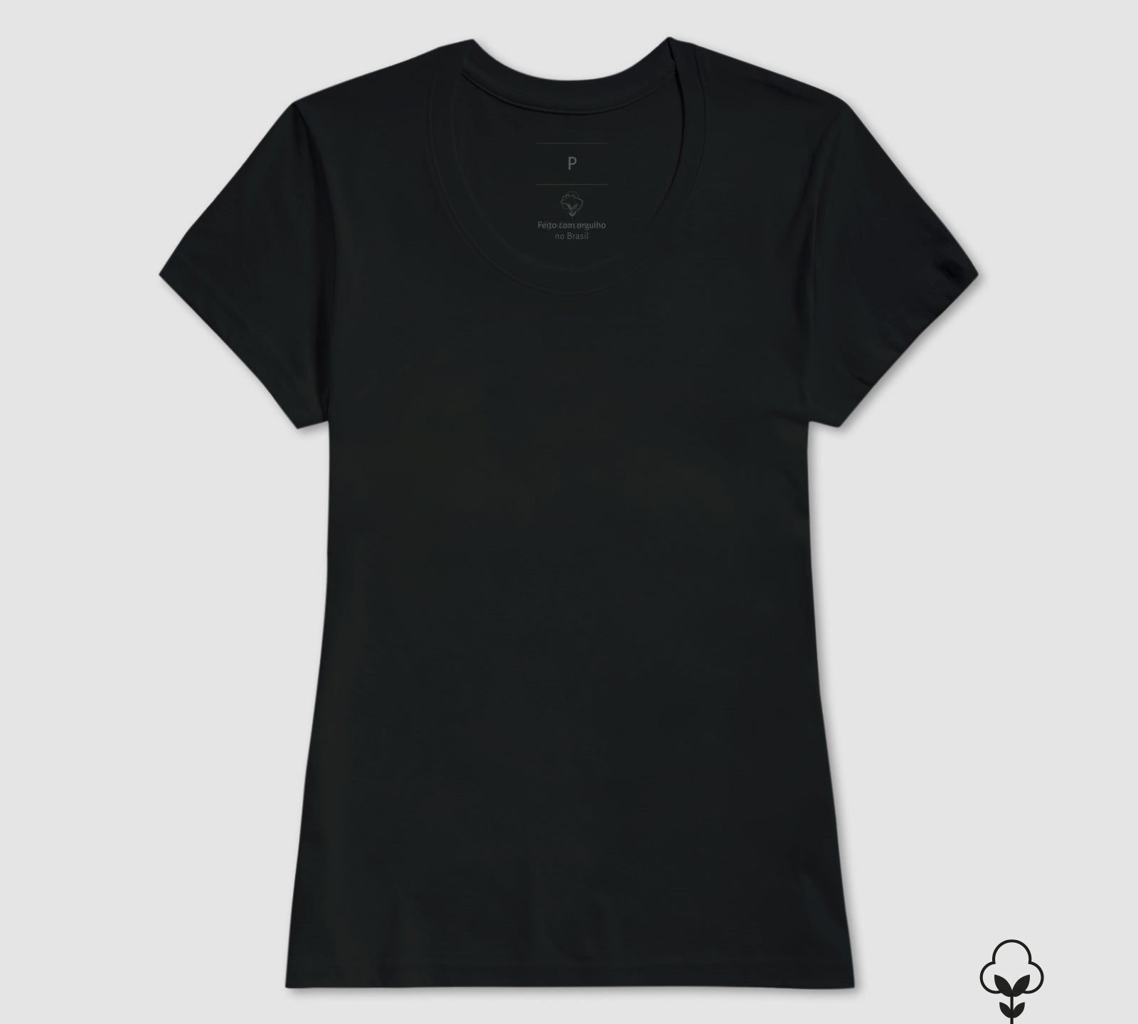 Camiseta Básica Algodão Peruano Branca