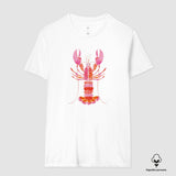 Camiseta Pink Lobster | Algodão Peruano |