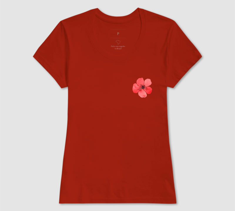 Camiseta Red Flower