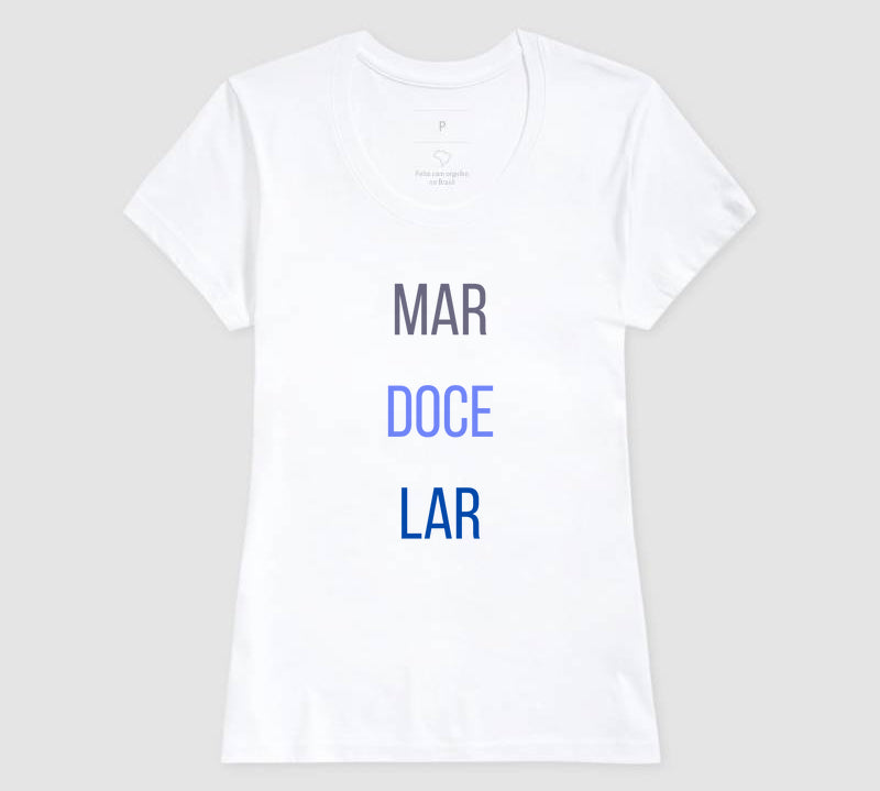Camiseta Mar Doce Lar