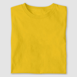 Camiseta Básica Lisa Amarelo